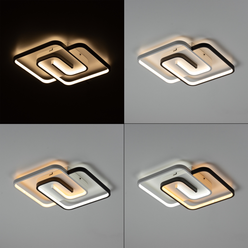 Brilagi - Luminaria de techo LED regulable VELO XL LED/98W/230V 3000-6500K 61x61 cm + mando a distancia