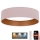 Brilagi - Plafón LED regulable VELVET SMART LED/24W/230V 45 cm 2700-6500K Wi-Fi Tuya rosa/dorado + mando a distancia