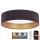 Brilagi - Plafón LED regulable VELVET SMART LED/24W/230V d. 45 cm 2700-6500K Wi-Fi Tuya gris/oro + mando a distancia