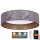 Brilagi - Plafón LED regulable VELVET SMART LED/36W/230V 55 cm 2700-6500K Wi-Fi Tuya gris/dorado + mando a distancia