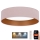 Brilagi - Plafón LED regulable VELVET SMART LED/36W/230V 55 cm 2700-6500K Wi-Fi Tuya rosa/dorado + mando a distancia