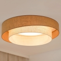 Brilagi - Plafón LED SHINE LED/24W/230V diá. 60 cm beige/color crema