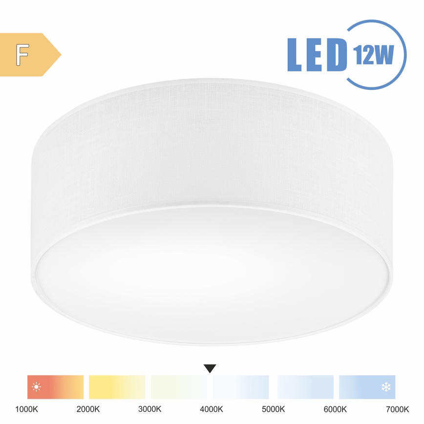 Brilagi - Plafón LED SIRIJA LED/12W/230V diá. 35 cm blanco