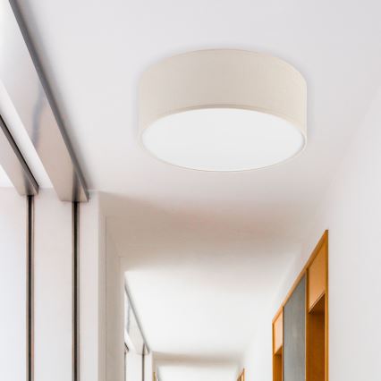 Brilagi - Plafón LED SIRIJA LED/12W/230V diá. 35 cm color crema