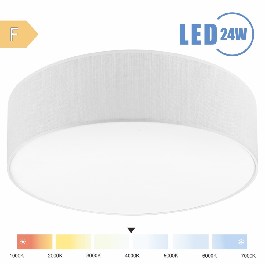 Brilagi - Plafón LED SIRIJA LED/24W/230V diá. 45 cm blanco