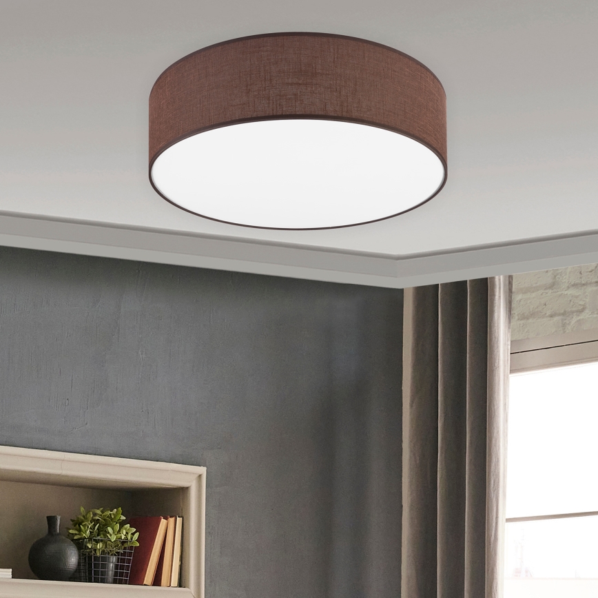 Brilagi - Plafón LED SIRIJA LED/24W/230V diá. 45 cm marrón