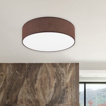 Brilagi - Plafón LED SIRIJA LED/36W/230V diá. 45 cm marrón