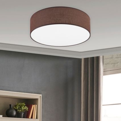 Brilagi - Plafón LED SIRIJA LED/36W/230V diá. 45 cm marrón