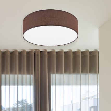 Brilagi - Plafón LED SIRIJA LED/36W/230V diá. 45 cm marrón