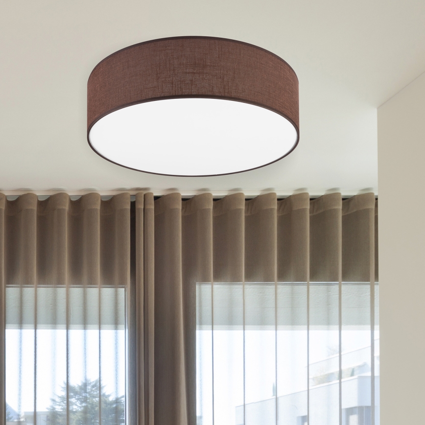 Brilagi - Plafón LED SIRIJA LED/36W/230V diá. 45 cm marrón