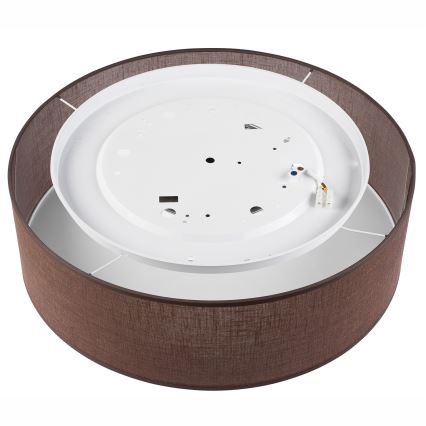 Brilagi - Plafón LED SIRIJA LED/36W/230V diá. 45 cm marrón