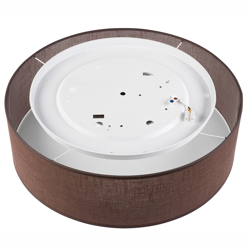 Brilagi - Plafón LED SIRIJA LED/36W/230V diá. 45 cm marrón