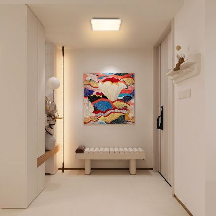 Brilagi - Plafón LED SLIMFRAME LED/25W/230V 30x30 cm blanco