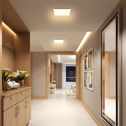 Brilagi - Plafón LED SLIMFRAME LED/25W/230V 30x30 cm blanco