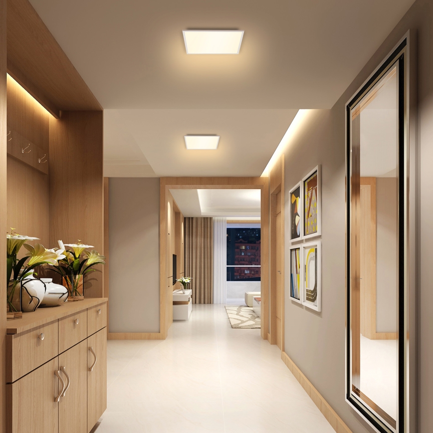 Brilagi - Plafón LED SLIMFRAME LED/25W/230V 30x30 cm blanco