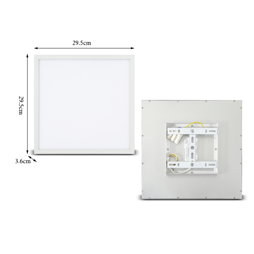 Brilagi - Plafón LED SLIMFRAME LED/25W/230V 30x30 cm blanco
