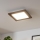 Brilagi - Plafón LED SLIMFRAME WOOD LED/25W/230V 34x34 cm marón oscuro