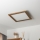 Brilagi - Plafón LED SLIMFRAME WOOD LED/36W/230V 49,5x49,5 cm marrón