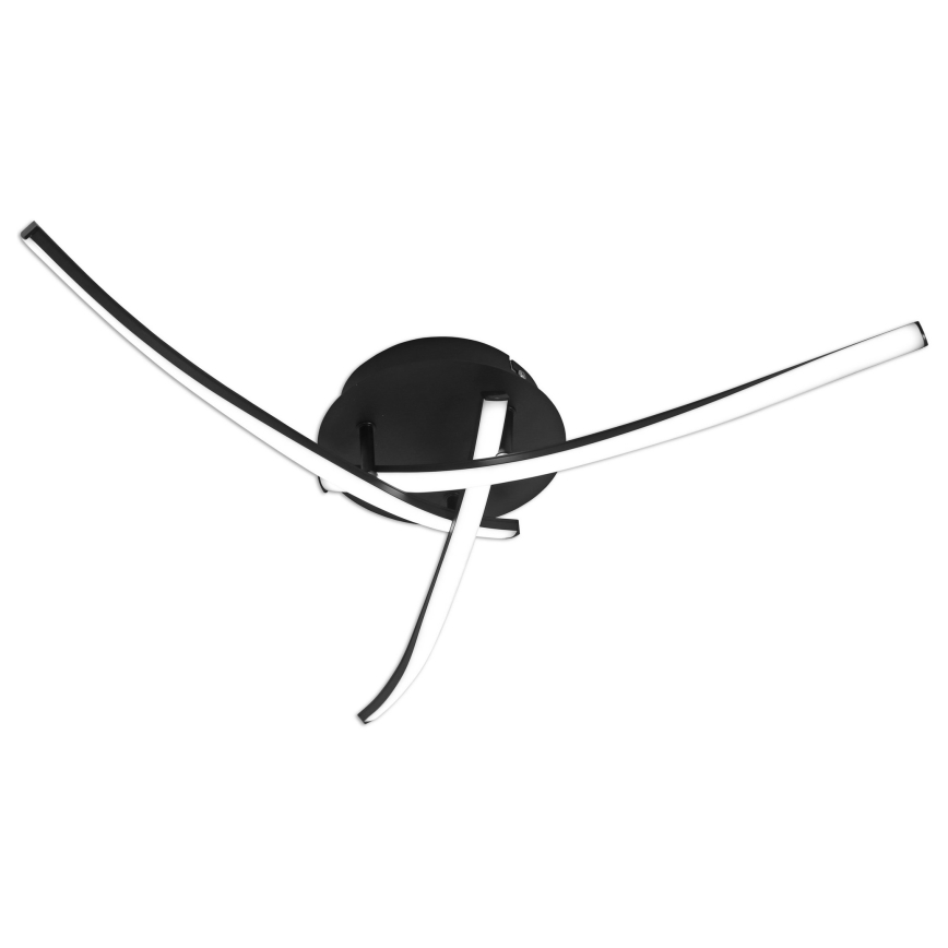 Brilagi - Plafón LED STRIPES LED/24W/230V negro