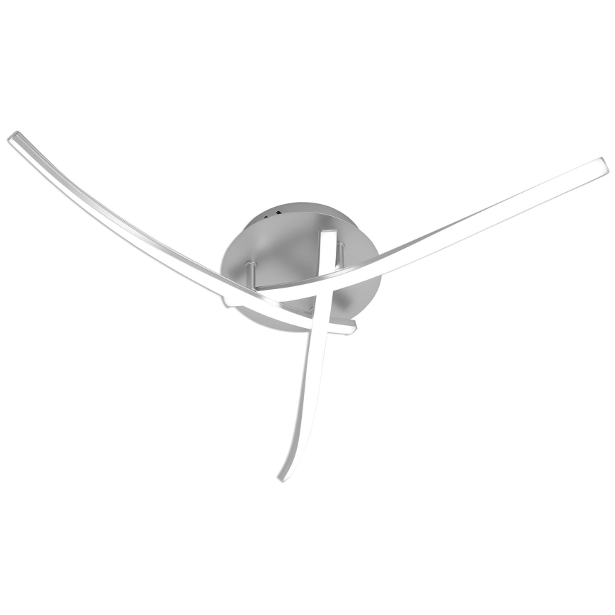 Brilagi - Plafón LED STRIPES LED/24W/230V plata