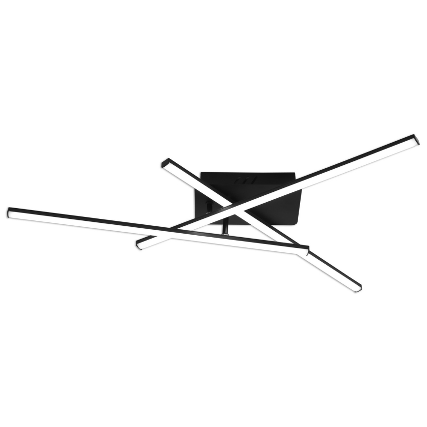 Brilagi - Plafón LED STRIPES LED/30W/230V negro