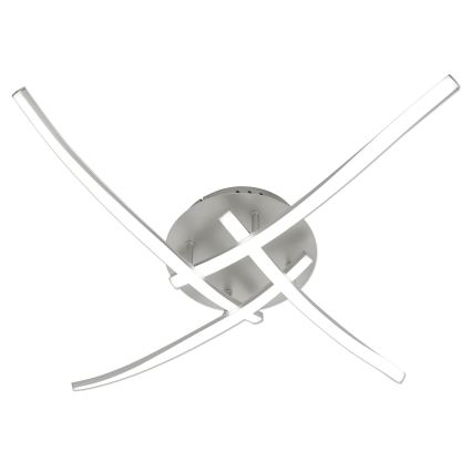 Brilagi - Plafón LED STRIPES LED/32W/230V plata