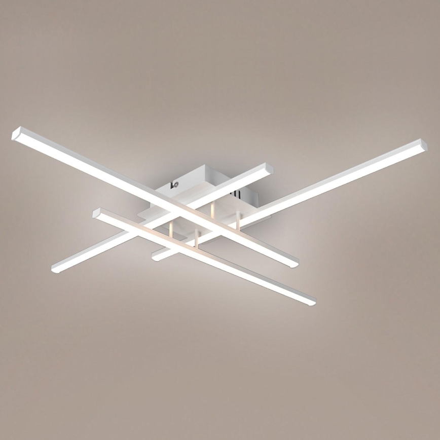 Brilagi - Plafón LED STRIPES LED/37W/230V 68x68 cm blanco