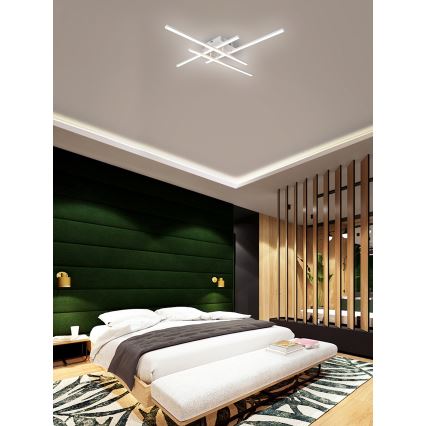 Brilagi - Plafón LED STRIPES LED/37W/230V blanco