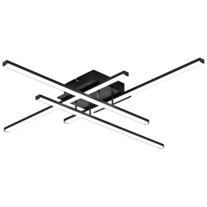 Brilagi - Plafón LED STRIPES LED/37W/230V negro