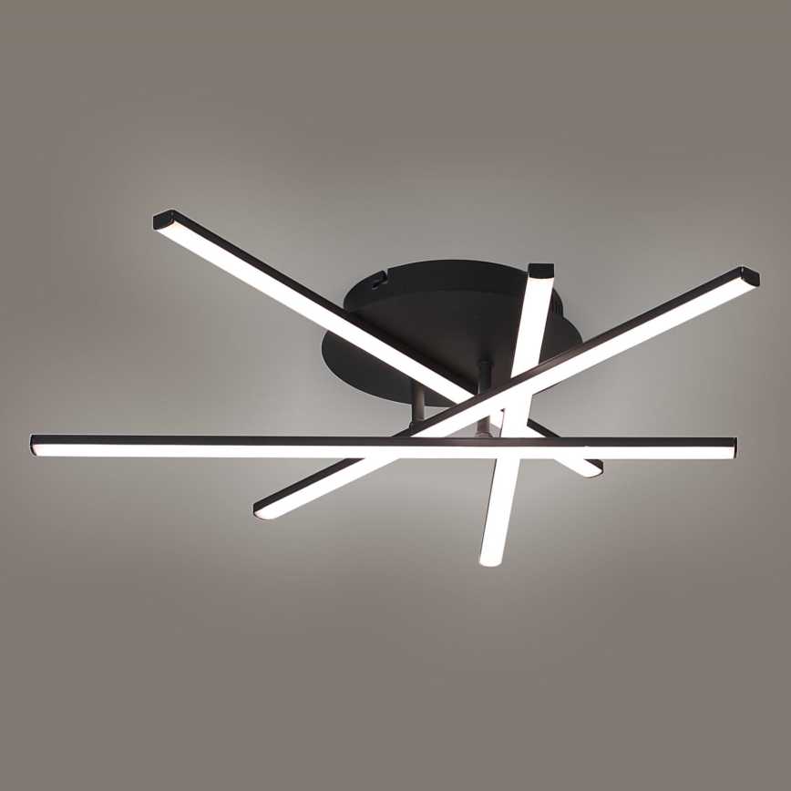 Brilagi - Plafón LED STRIPES LED/40W/230V 60x60 cm negro