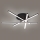 Brilagi - Plafón LED STRIPES LED/40W/230V 60x60 cm negro