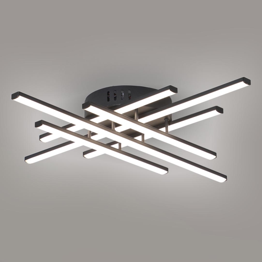 Brilagi - Plafón LED STRIPES LED/42W/230V 51x51 cm negro