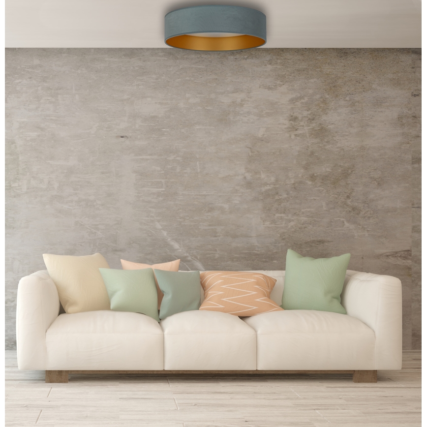 Brilagi - Plafón LED VELVET LED/12W/230V d. 30 cm 3000K/4000K/6400K menta/dorado