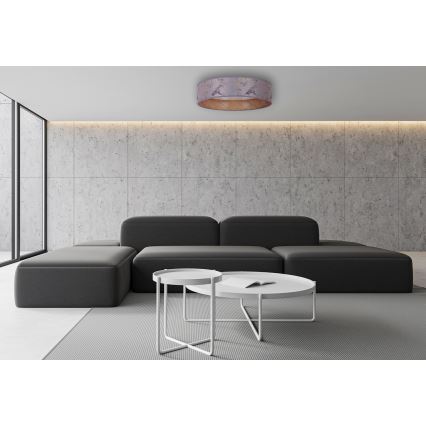 Brilagi - Plafón LED VELVET LED/12W/230V ø 30 cm 3000K/4000K/6400K gris/dorado