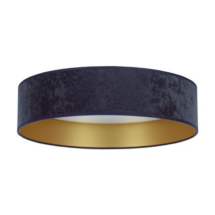 Brilagi - Plafón LED VELVET LED/24W/230V 3000/4000/6400K azul/dorado