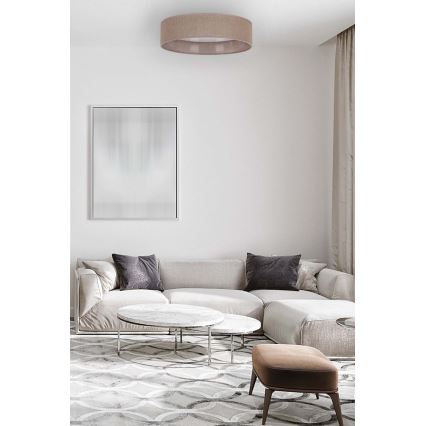 Brilagi - Plafón LED VELVET LED/24W/230V 3000/4000/6400K marrón