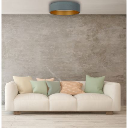 Brilagi - Plafón LED VELVET LED/24W/230V 3000/4000/6400K menta/dorado