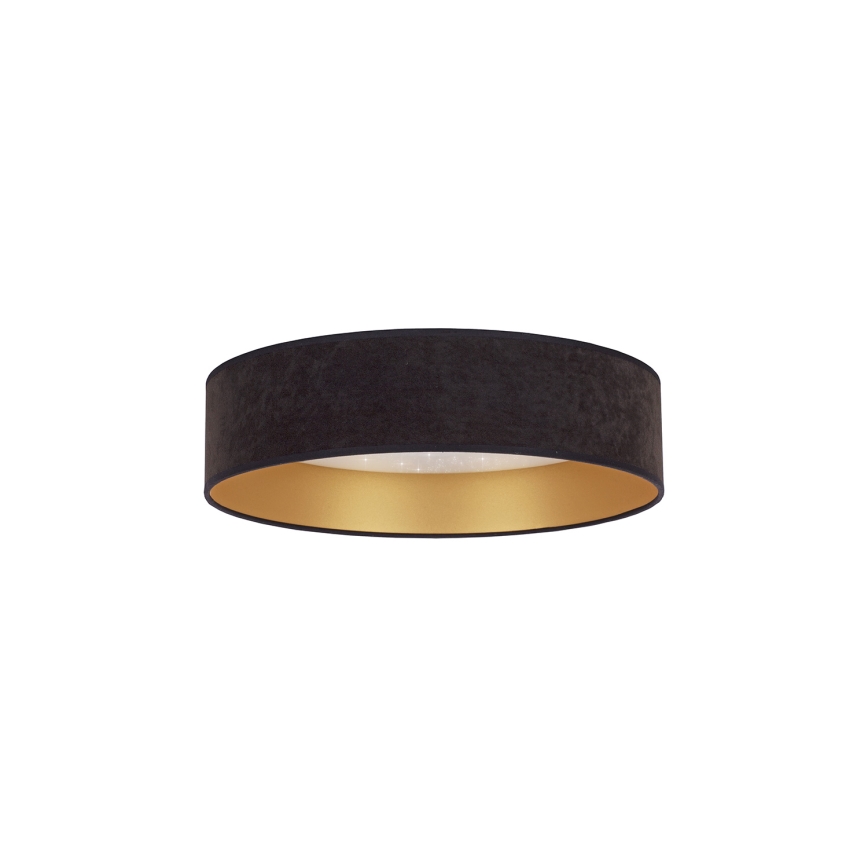 Brilagi - Plafón LED VELVET STAR LED/24W/230V diámetro 40 cm 3000K/4000K/6400K negro/dorado
