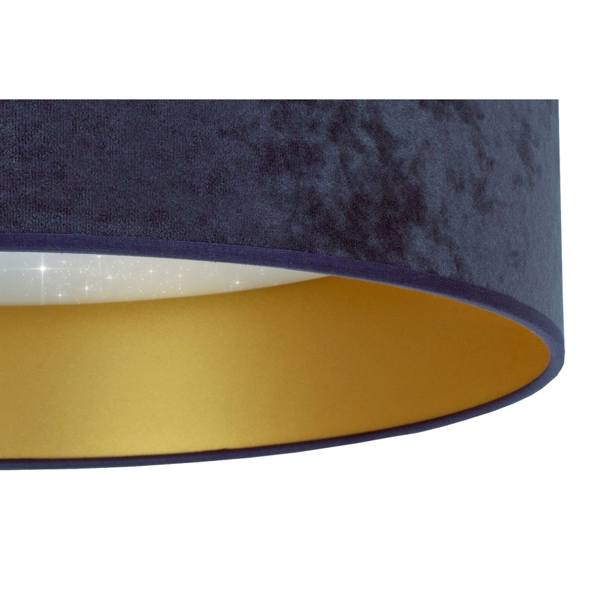 Brilagi - Plafón LED VELVET STAR LED/24W/230V Ø 40 cm 3000K/4000K/6400K azul/dorado