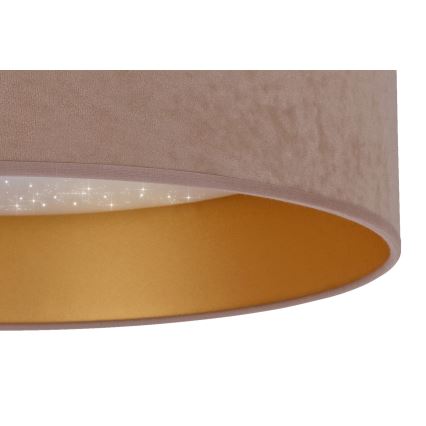 Brilagi - Plafón LED VELVET STAR LED/24W/230V Ø 40 cm 3000K/4000K/6400K beige/dorado