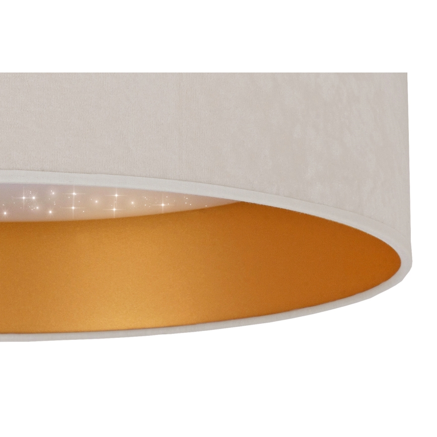 Brilagi - Plafón LED VELVET STAR LED/24W/230V Ø 40 cm 3000K/4000K/6400K crema/dorado