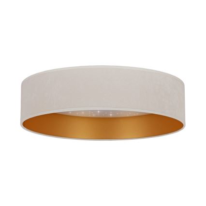 Brilagi - Plafón LED VELVET STAR LED/24W/230V Ø 40 cm 3000K/4000K/6400K crema/dorado