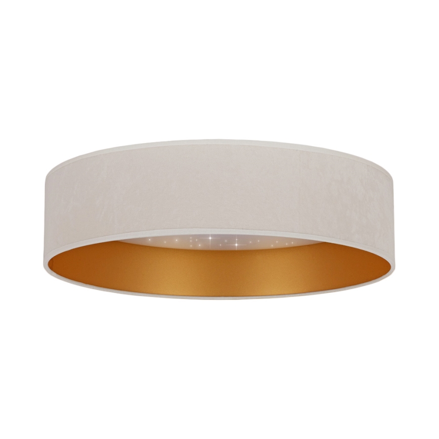 Brilagi - Plafón LED VELVET STAR LED/24W/230V Ø 40 cm 3000K/4000K/6400K crema/dorado
