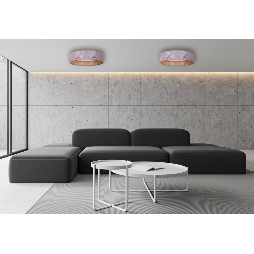 Brilagi - Plafón LED VELVET STAR LED/24W/230V Ø 40 cm 3000K/4000K/6400K gris/dorado