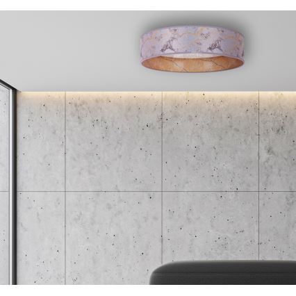 Brilagi - Plafón LED VELVET STAR LED/24W/230V Ø 40 cm 3000K/4000K/6400K gris/dorado