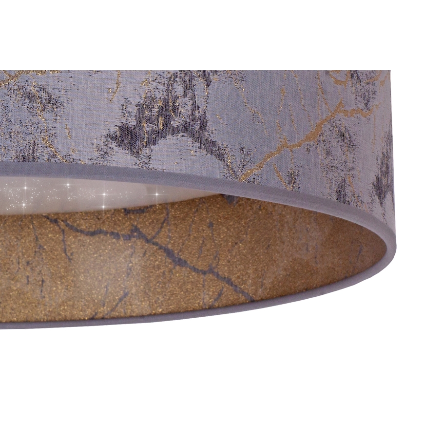 Brilagi - Plafón LED VELVET STAR LED/24W/230V Ø 40 cm 3000K/4000K/6400K gris/dorado