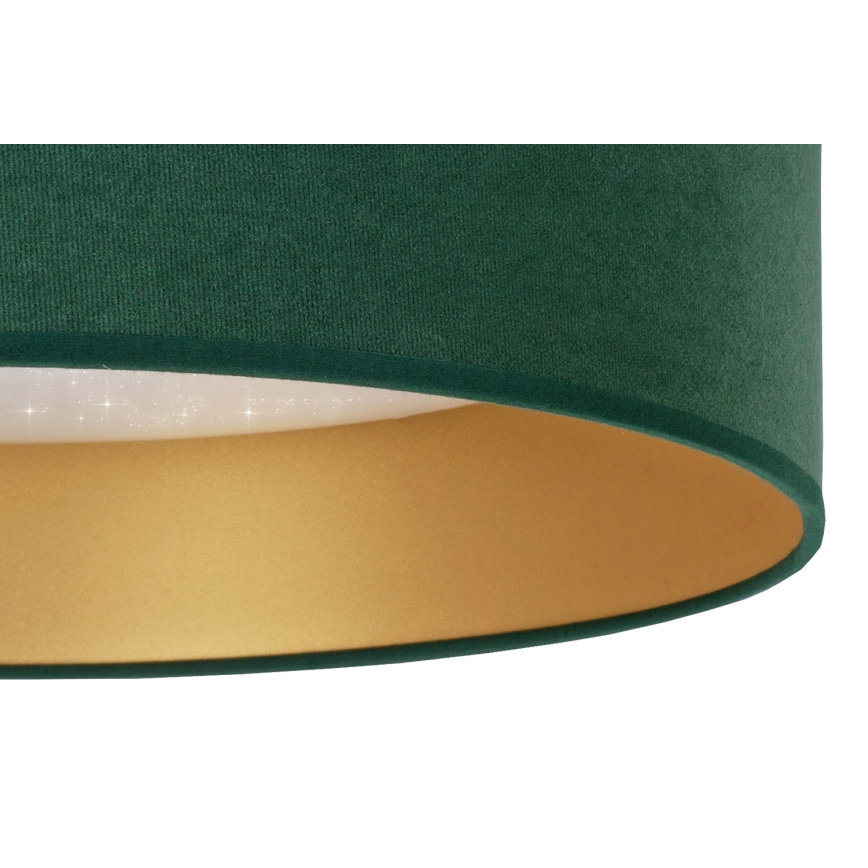 Brilagi - Plafón LED VELVET STAR LED/24W/230V Ø 40 cm 3000K/4000K/6400K verde/dorado