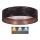 Brilagi - Plafón LED VELVET STAR LED/36W/230V diámetro 55 cm 3000K/4000K/6400K negro/cobre