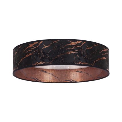 Brilagi - Plafón LED VELVET STAR LED/36W/230V diámetro 55 cm 3000K/4000K/6400K negro/cobre