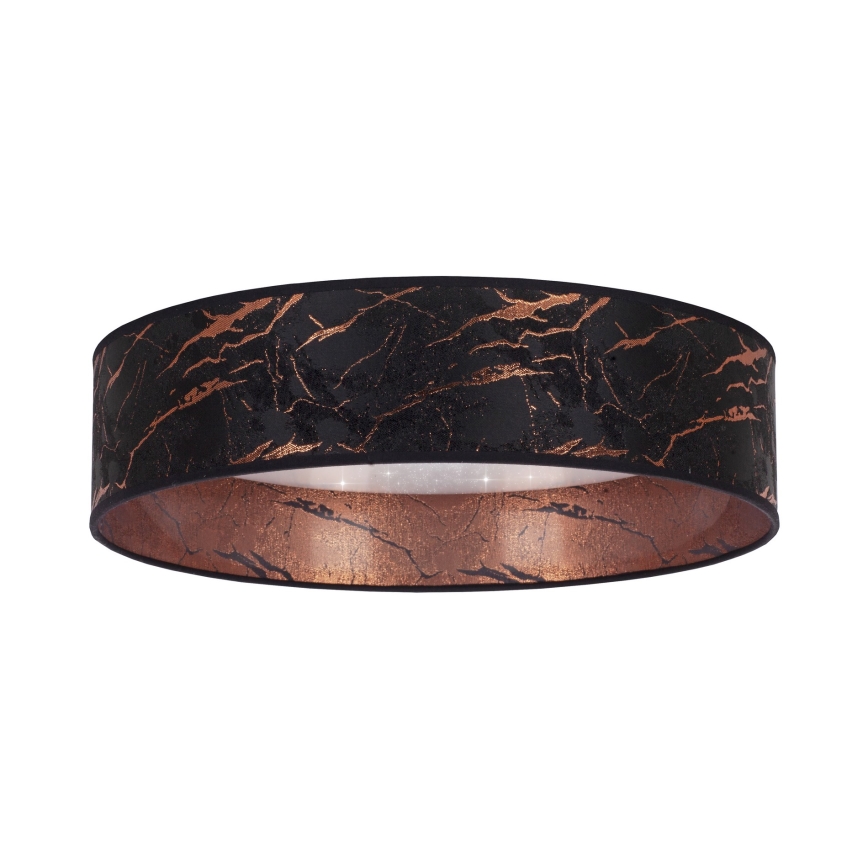 Brilagi - Plafón LED VELVET STAR LED/36W/230V diámetro 55 cm 3000K/4000K/6400K negro/cobre